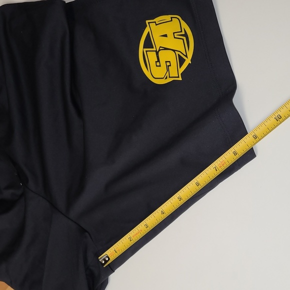 Under Armour Heat Gear Shorts, Men's Small, Black w St. A's graphic - Picture 9 of 9